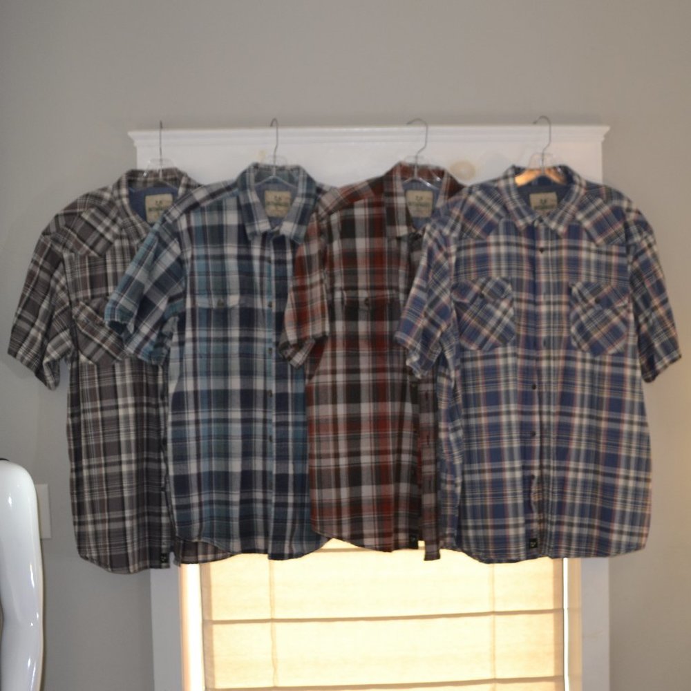 Outdoor Life Men's Short-Sleeve Shirts Lot of 4 Size XL